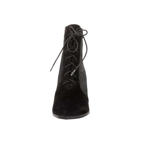 CHEVALIER-Γυναικεία μποτάκια CHEVALIER ANKLE BOOT μαύρα γκρι