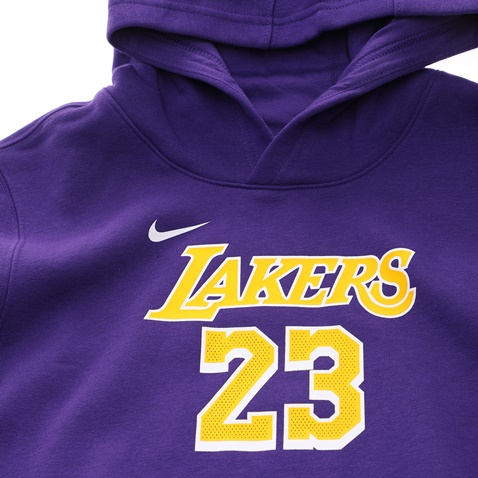 NIKE-Παιδική μπλούζα φούτερ NIKE PO NN-LAKERS-LEBRON 820 μωβ