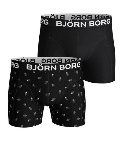 BJORN BORG-Ανδρικά boxer BJORN BORG ROCKET SAMMY μαύρα