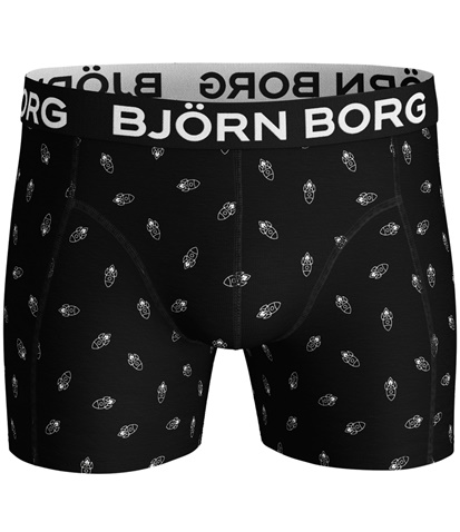 BJORN BORG-Ανδρικά boxer BJORN BORG ROCKET SAMMY μαύρα
