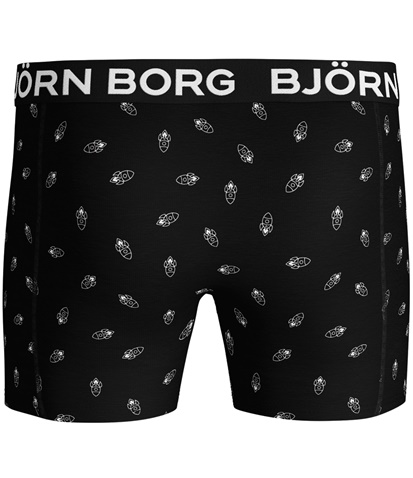 BJORN BORG-Ανδρικά boxer BJORN BORG ROCKET SAMMY μαύρα