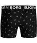 BJORN BORG-Ανδρικά boxer BJORN BORG ROCKET SAMMY μαύρα