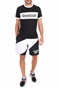 Reebok Classics -Ανδρική αθλητική βερμούδα Reebok Classics WOR WOVEN GRAPHIC ασπρόμαυρη