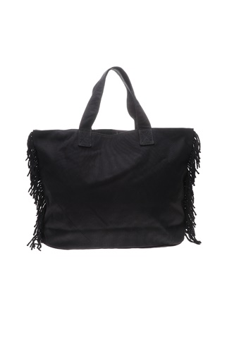 GLAMAZONS-Γυναικεία τσάντα ώμου GLAMAZONS AFRICA BEACH BAG μαύρη