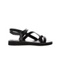 GLAMAZONS-Γυναικεία πέδιλα GLAMAZONS GOLDENROD FLATFORM μαύρα