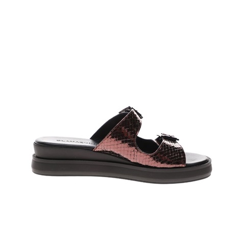 GLAMAZONS-Γυναικεία σανδάλια GLAMAZONS SHAPE FLATFORM καφέ