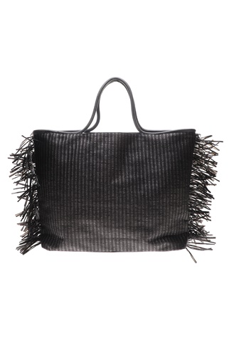 GLAMAZONS-Γυναικεία τσάντα ώμου GLAMAZONS STARFISH BEACH BAG μαύρη