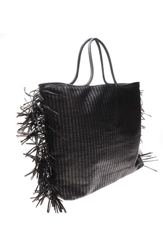 GLAMAZONS-Γυναικεία τσάντα ώμου GLAMAZONS STARFISH BEACH BAG μαύρη