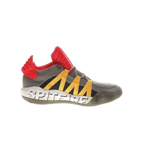 adidas Performance-Unisex παπούτσια basketball adidas Performance Dame 6 γκρι κόκκινα