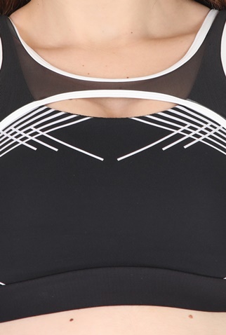 adidas Performance-Γυναικείο αθλητικό μπουστάκι adidas Performance DRST REF ασπρόμαυρο