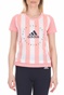 adidas Performance-Γυναικείο t-shirt adidas Performance W AAC Tee ροζ λευκή