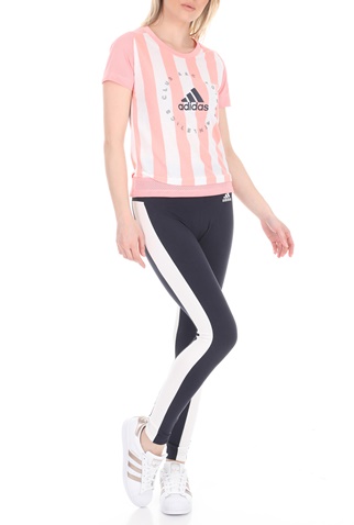 adidas Performance-Γυναικείο t-shirt adidas Performance W AAC Tee ροζ λευκή