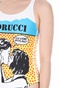 adidas Originals-Γυναικείο ολόσωμο μαγιό adidas Originals FIORUCCI λευκό κίτρινο