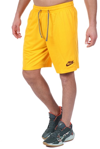 NIKE-Ανδρική βερμούδα NIKE GIANNIS M NK SHORT FREAK κίτρινη