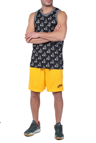 NIKE-Ανδρική βερμούδα NIKE GIANNIS M NK SHORT FREAK κίτρινη