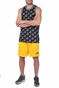 NIKE-Ανδρική βερμούδα NIKE GIANNIS M NK SHORT FREAK κίτρινη
