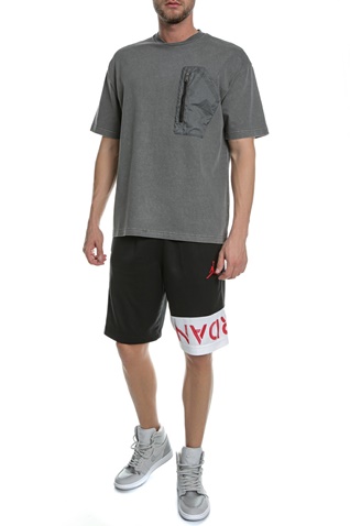 NIKE-Ανδρικό t-shirt NIKE M J 23ENG TOP γκρι