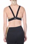 NIKE-Γυναικείο αθλητικό μπουστάκι NIKE INDY METALLIC LOGO BRA λευκό