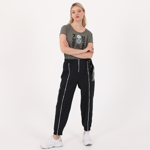 NIKE-Γυναικείο t-shirt NIKE ICNCLSH SS γκρι