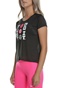 NIKE-Γυναικείο t-shirt NIKE ICNCLSH μαύρο