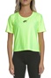 NIKE-Γυναικείο αθλητικό t-shirt ΝΙΚΕ AIR TOP λαχανί
