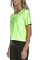 NIKE-Γυναικείο αθλητικό t-shirt ΝΙΚΕ AIR TOP λαχανί