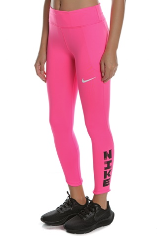 NIKE-Γυναικείο κολάν 7/8 για τρέξιμο NIKE ICNCLSH FAST φούξια