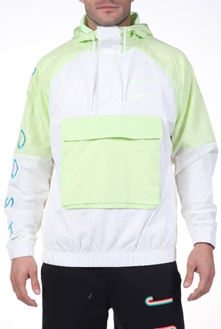 NIKE-Ανδρικό jacket NIKE NSW SWOOSH JKT WVN λευκό κίτρινο