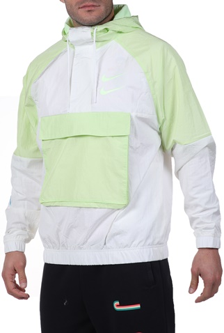 NIKE-Ανδρικό jacket NIKE NSW SWOOSH JKT WVN λευκό κίτρινο