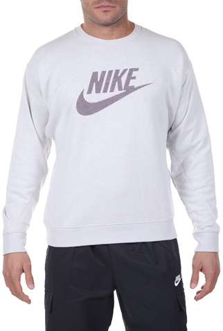 NIKE-Ανδρική φούτερ μπλούζα NIKE M NSW CREW FT GX γκρι