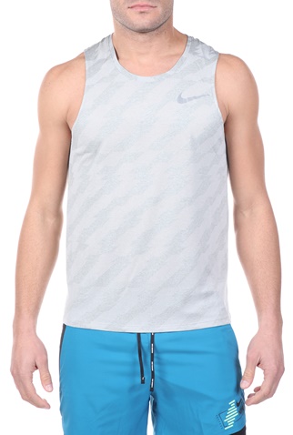 NIKE-Ανδρικό t-shirt NIKE MILER TANK FF JAC γκρι
