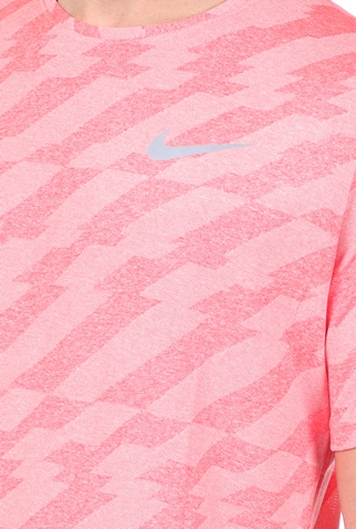 NIKE-Ανδρική μπλούζα NIKE DF MILER SS FF JAC ροζ