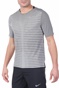 NIKE-Ανδρική μπλούζα NΙKΕ TECHKNIT TOP SS FF λευκή μαύρη