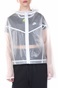 NIKE-Γυναικείο αδιάβροχο jacket NIKE NSW WR JKT TRANSPARENT λευκό