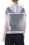 NIKE-Γυναικείο αδιάβροχο jacket NIKE NSW WR JKT TRANSPARENT λευκό