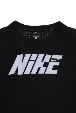 NIKE-Παιδική κοντομάνικη μπλούζα προπόνησης NIKE BRTHE μαύρη