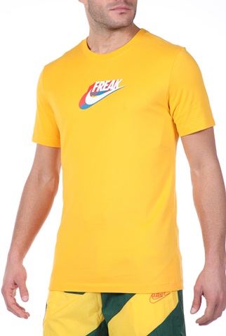 NIKE-Ανδρική μπλούζα NIKE GA M NK DRY TEE SWOOSH FREAK 2 κίτρινη