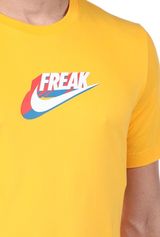 NIKE-Ανδρική μπλούζα NIKE GA M NK DRY TEE SWOOSH FREAK 2 κίτρινη