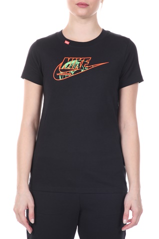 NIKE-Γυναικείο t-shirt NIKE NSW TEE WORLDWIDE 1 μαύρο