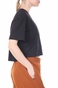 NIKE-Γυναικείο cropped top NIKE NSW TEE WORLDWIDE 2 CROP μαύρο