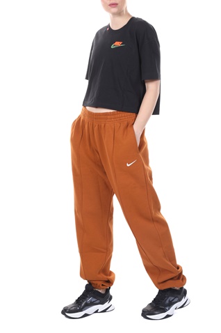 NIKE-Γυναικείο cropped top NIKE NSW TEE WORLDWIDE 2 CROP μαύρο