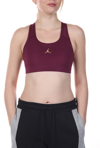 NIKE-Γυναικείο αθλητικό μπουστάκι NIKE J JUMPMAN BRA μπορντό