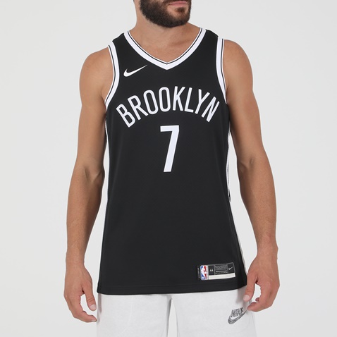 NIKE-Ανδρική αθλητική φανέλα NIKE ΝΒΑ BKN M NK SWGMN JSY ICON 20 μαύρη