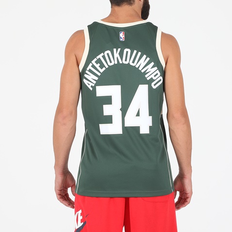 NIKE-Ανδρική αθλητική φανέλα NIKE ΝΒΑ MIL M NK SWGMN JSY ICON 20 πράσινη