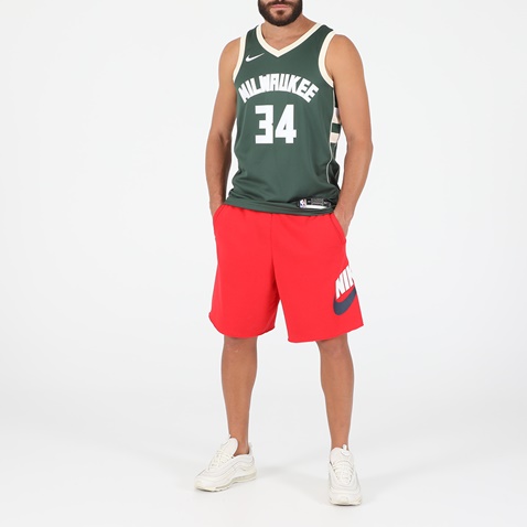 NIKE-Ανδρική αθλητική φανέλα NIKE ΝΒΑ MIL M NK SWGMN JSY ICON 20 πράσινη