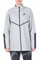 NIKE-Γυναικεία φούτερ ζακέτα NIKE NSW TCH FLC LONG FZ γκρι