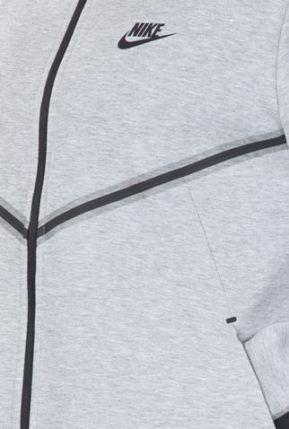 NIKE-Γυναικεία φούτερ ζακέτα NIKE NSW TCH FLC LONG FZ γκρι