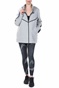 NIKE-Γυναικεία φούτερ ζακέτα NIKE NSW TCH FLC LONG FZ γκρι