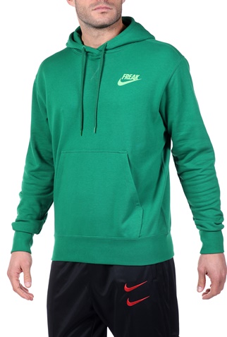 NIKE-Ανδρική φούτερ μπλούζα NIKE GIANNIS M NK PO HOODIE FREAK πράσινη