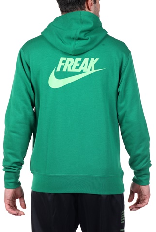 NIKE-Ανδρική φούτερ μπλούζα NIKE GIANNIS M NK PO HOODIE FREAK πράσινη